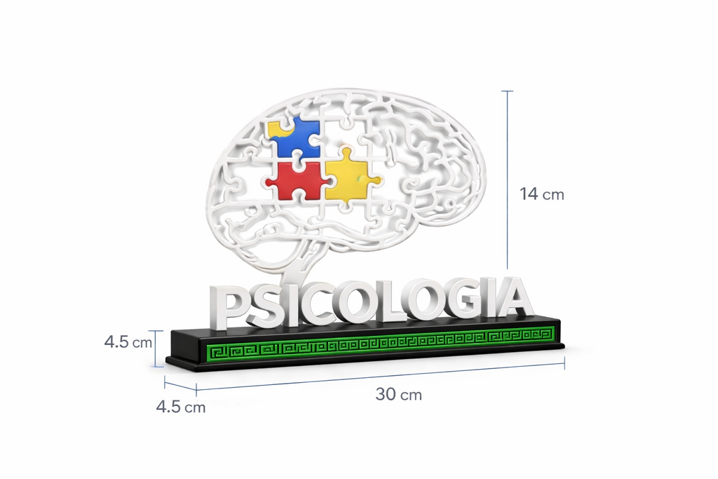 Placa Decorativa Psicologia